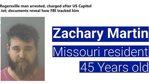 US Capitol Arrests: Zachary Martin PLEADS GUILTY