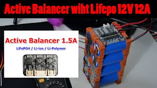 ทดสอบ Active Balance 4S กับแบตเตอรี่ LifePO4 4S