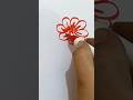 How to draw easy flower step by stepshortsdrawing shortsviral