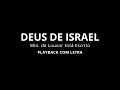 DEUS DE ISRAEL - PLAYBACK COM LETRA