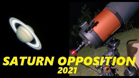 Saturn at Opposition through my Telescope