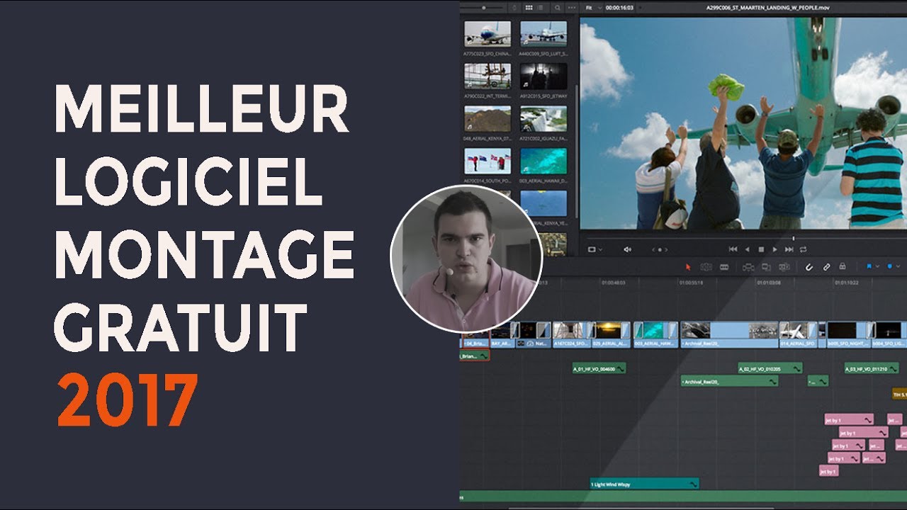 logiciel de montage video débutant