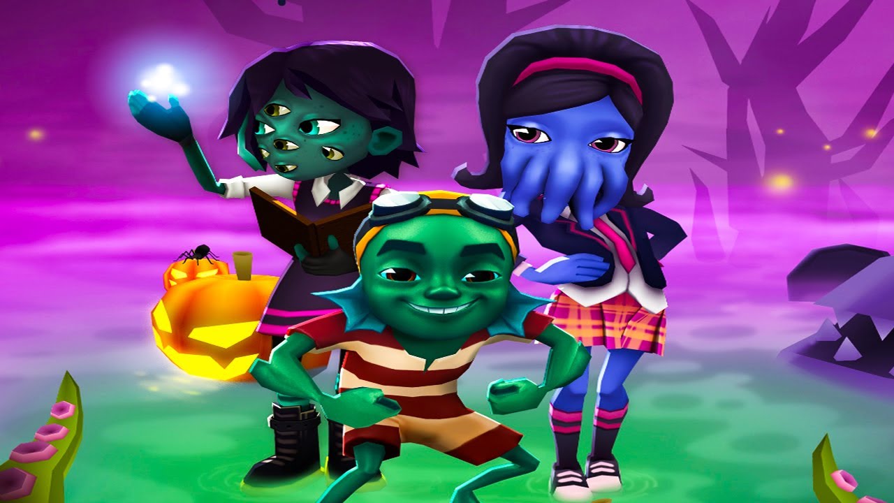 Subway Surfers - #ShopUpdate Treat yourself! 🎃 Unlock the fantastic 5-in-1  Mega Halloween bundle featuring the spooky surfers Eddy, Cathy, Noel, and  the magical Hexed and Pumpkin boards. 🤩 Play now