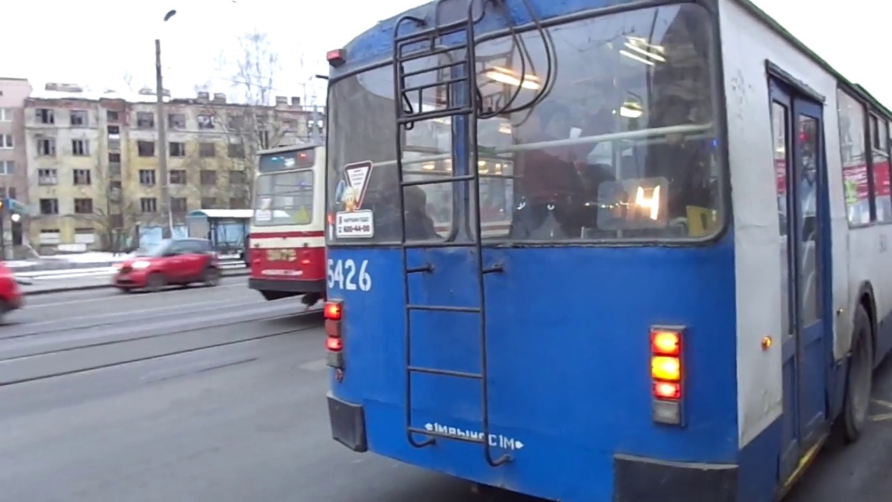 Троллейбус Санкт-Петербурга 10-77: ВЗТМ-5284.02 б.5426 по №4 (30.01.20)