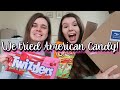 UK Couple Tries American Snacks! • Twizzlers, Milk Duds, Hersheys!
