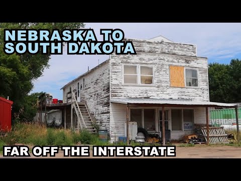 Beautiful Rural Drive Through Nebraska Into South Dakota - North Platte to Rapid City