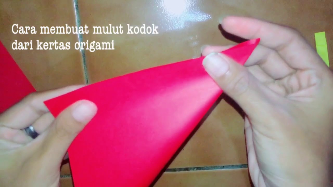  Kerajinan  kertas origami  MULUT KODOK  YouTube