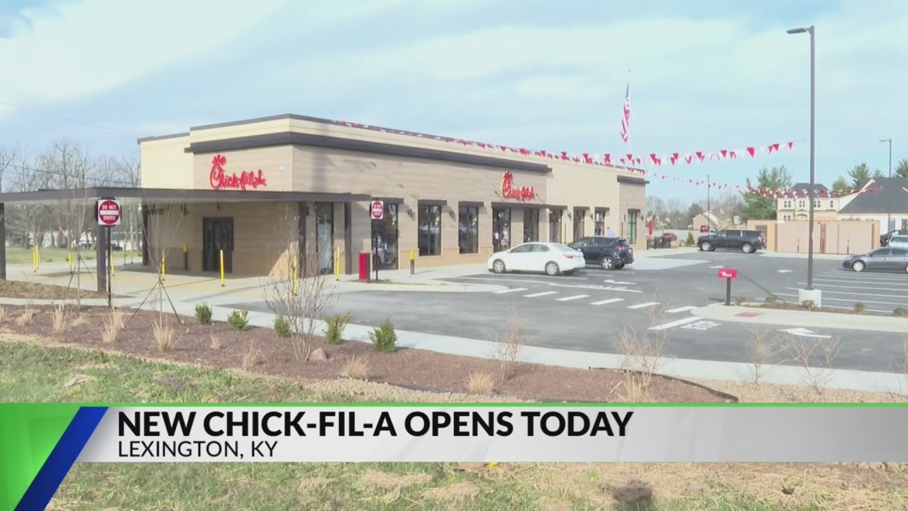 New Lexington ChickfilA opened Thursday YouTube