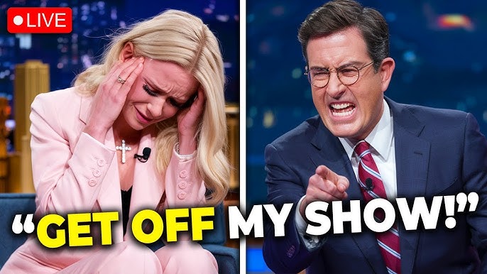 Stephen Colbert Makes Karoline Leavitt Cry On Live TV After Fiery Debate! -  YouTube
