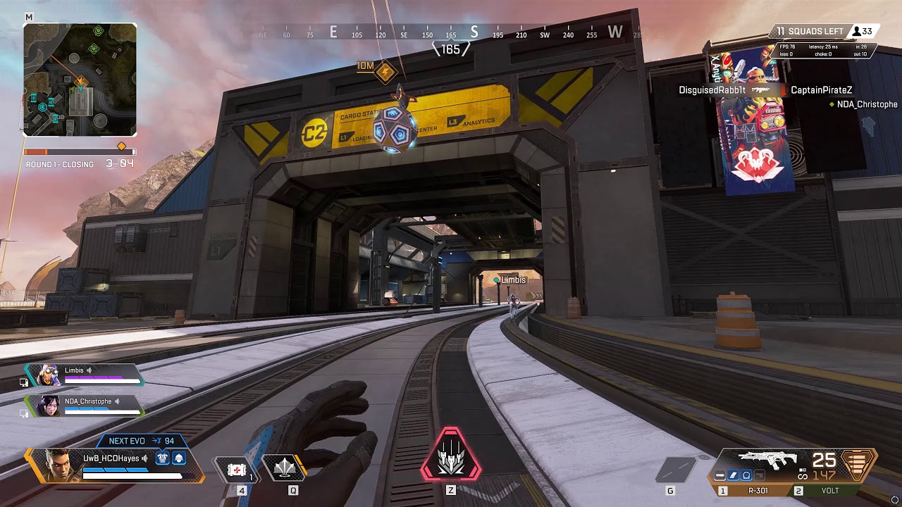Apex Legends The 5 Octane Cargo Bot Challenge Completed By Limbis Youtube