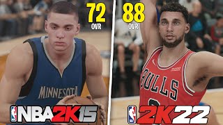 Dunk With Zach Lavine In Every NBA 2K!