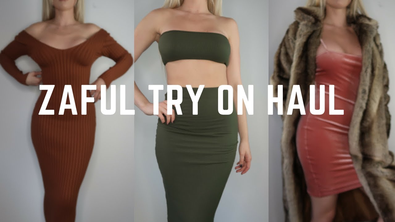 HUGE TRY ON HUAL FT. ZAFUL FASHION NOVA & NAKED WARDROBE - YouTube