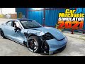 реставрация Porsche Taycan - Car Mechanic Simulator 2021 #166