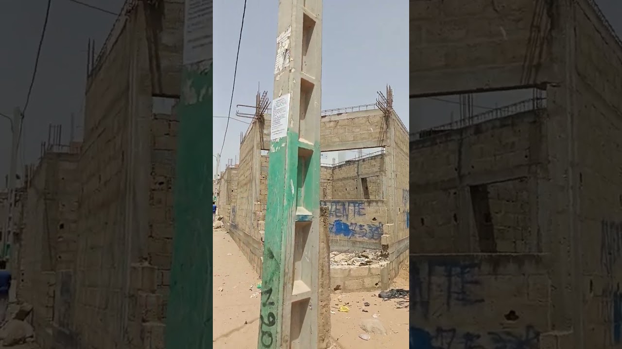 immeuble en construction 50 mètres de la citée apix tivaouane peulh 707983237