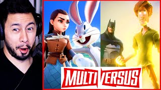 Multiversus Cinematic Trailer Reaction Batman, Superman, Wonder Woman, Harley Quinn And Arya Stark