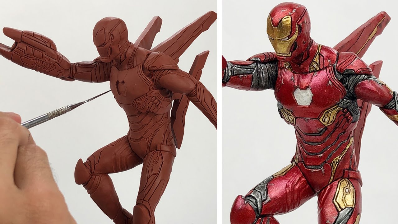 marvel clay sculptures