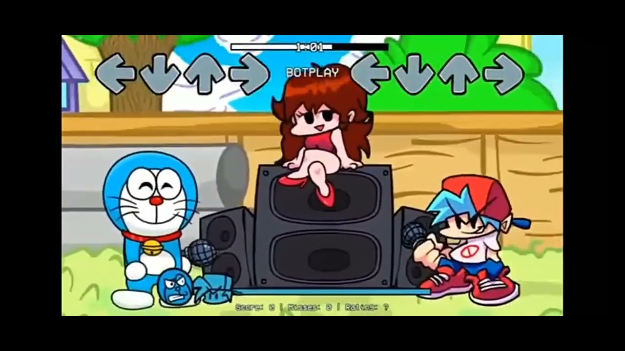 fnf gadget cat tapi ganti ganti karakter