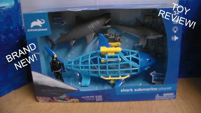 Animal Planet DEEP SEA SHARK RESCUE SUBMARINE PLAYSET REVIEW! - YouTube