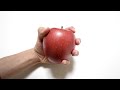 りんごを握り潰すだけの動画
