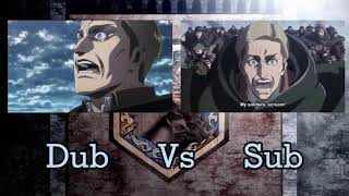 My soldiers rage, my soldiers scream, my soldiers fight  Dub vs Sub