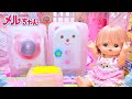 メルちゃん おうちが氷づけ 冷蔵庫 洗濯機 / Mell-chan Dollhouse Frozen in Ice Block