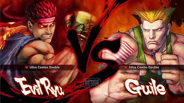 Ultra Street Fighter 4 - Evil Ryu Vs Guile [Hardest]