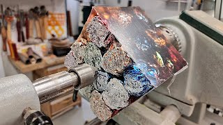 Woodturning - Aluminium Foil, You Wont Believe the Result !