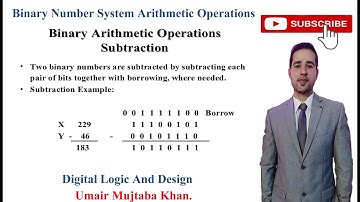 Binary Subtraction | Questions | Examples | Binary Arithmetic | Umair Mujtaba Khan
