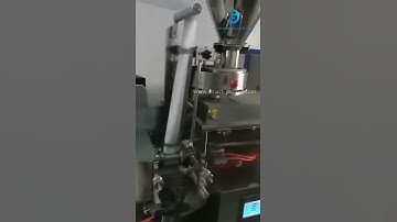 Tea bag in bag automatic filling sealing packing machine testing video tea bag packing line