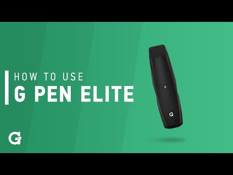 How to Use G Pen Elite Dry Herb Vaporizer (Tutorial)