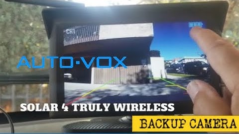 Really! BEST RV Backup Camera I have reviewed - AUTO-VOX Solar4 Truyly Wireless RV Backup Camera
