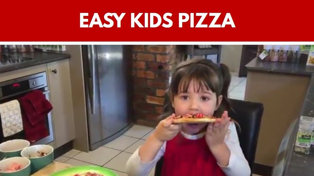 "Kids in the Kitchen" Easy Pizza recipe...