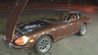 The poop brown 240Z's first time out