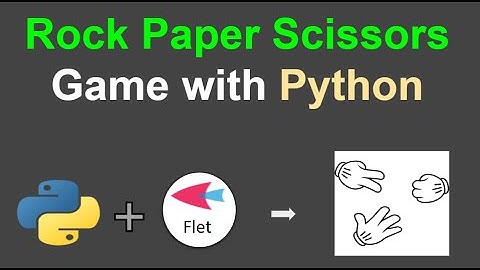 Python ile Taş Kağıt Makas Oyunu Yapmak | Rock Paper Scissors Game with Python