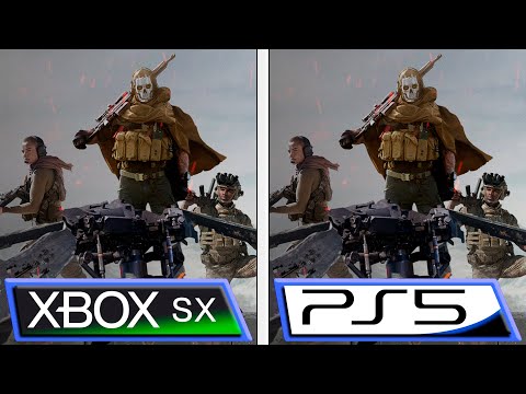 Call Of Duty Warzone | PS5 Vs Xbox Series X | Graphics U0026 FPS Comparison BC