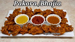 Bhajia /Pakora /Jinsi ya Kupika Bajia za Vitunguu Tamu sana /Pakora Recipe /Tajiri's Kitchen