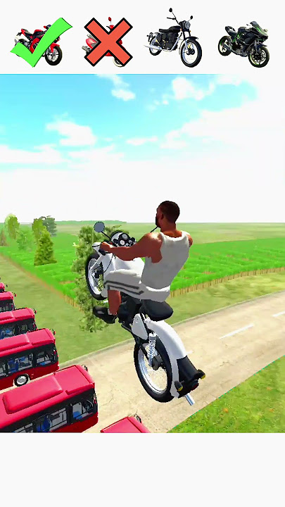 all vehicles 🆚 ramp bus jump challenge in INDIAN BIKE DRIVING 💥 3D #shorts #gaming #challenge #gta