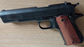 NV107 Denix M1911A1 replica long term review. Will real 1911 grips fit? Has it broken?