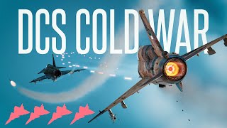 FIRST SOLO INTERCEPT KILLS IN THE MIG21!  DCS Enigma's Cold War Gameplay