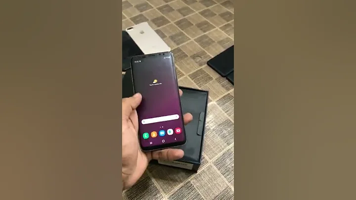 Samsung galaxy S9 unboxing