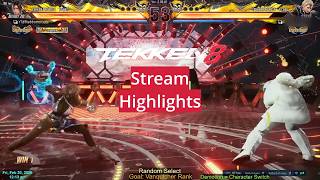 Tekken 8 Random Select - Highlights (Feb 20, 2026)