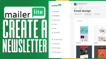 MailerLite Newsletter Tutorial 2025 | How To Create A Newsletter In MailerLite