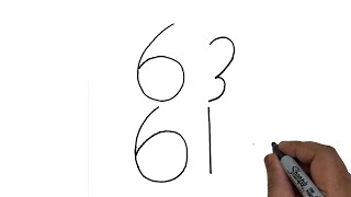 Draw A Puppy With Number 6631.