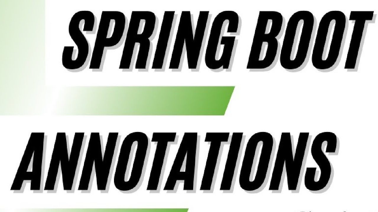10.Add spring boot annotations - YouTube