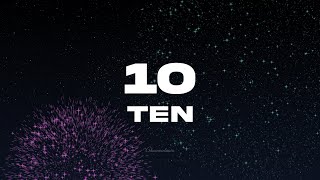 10 Second Countdown ⏱️ Happy New Year 🎆 Voice Countdown with Fireworks