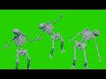 Partying Skeleton (Jumping/Dancing) FREE Greenscreen ◈ Halloween spooky VFX