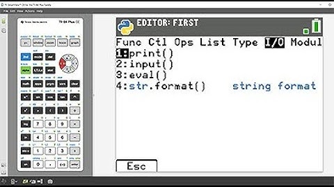 TI-84 Plus CE Python Graphing Calculator: Write Your First Program