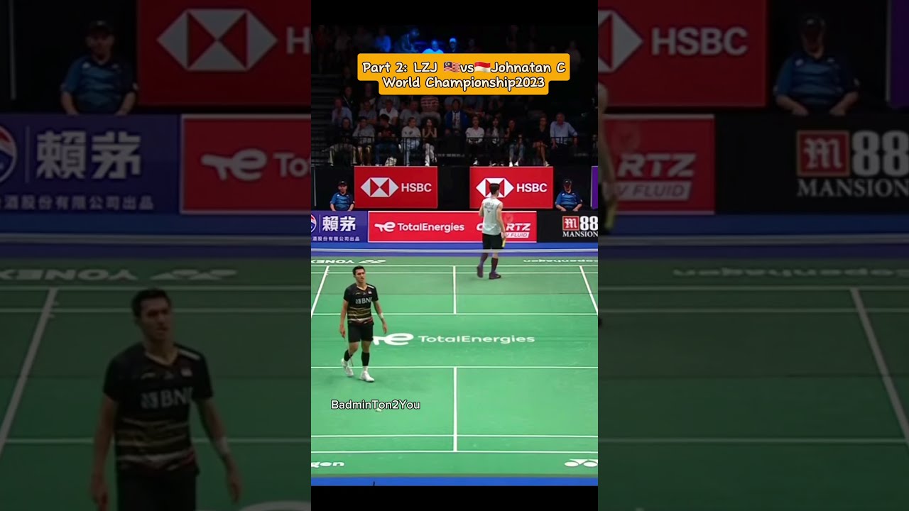 LZJ vs Jonathan C in World Championship Part2 #badminton #leeziijia #worldchampionship2023