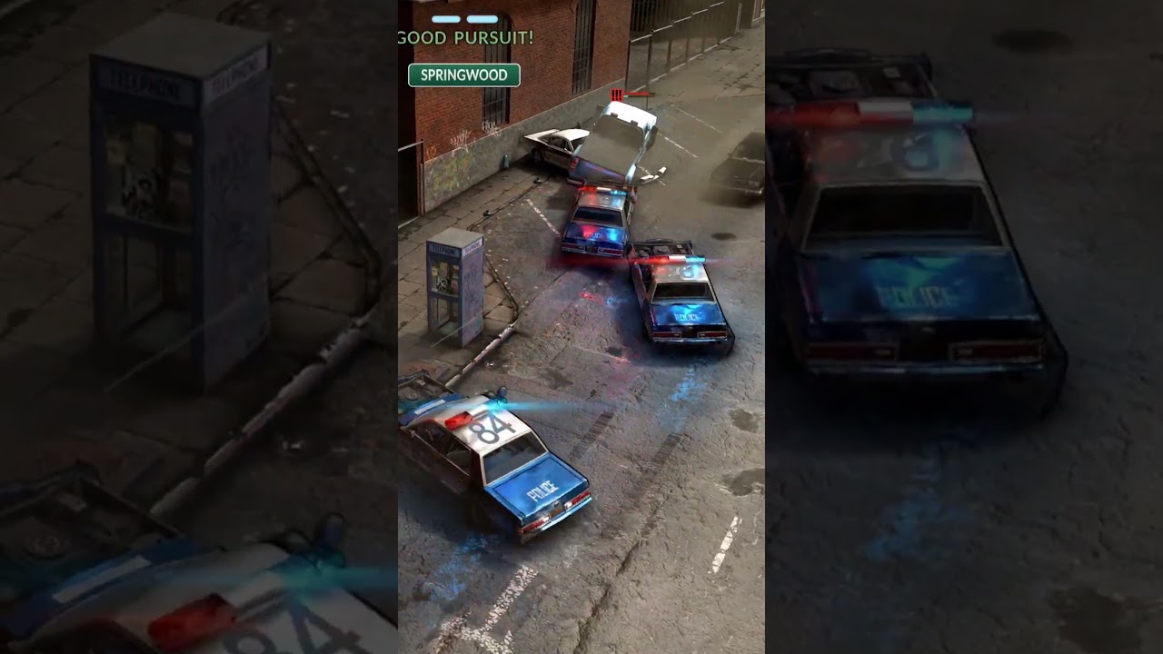 The Precinct dramatic end to car chase 