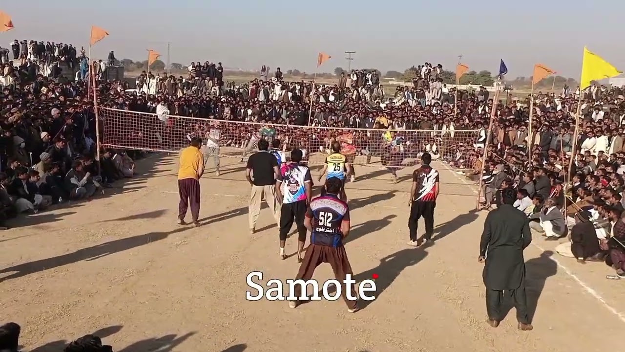 شوٹنگ والی بال شو میچ بسلسلہ عرس مبارک حضرت بابا  فضل شاہ کلیامی سموٹ کلب بمقابلہ بلوچ وڑائچ کلب